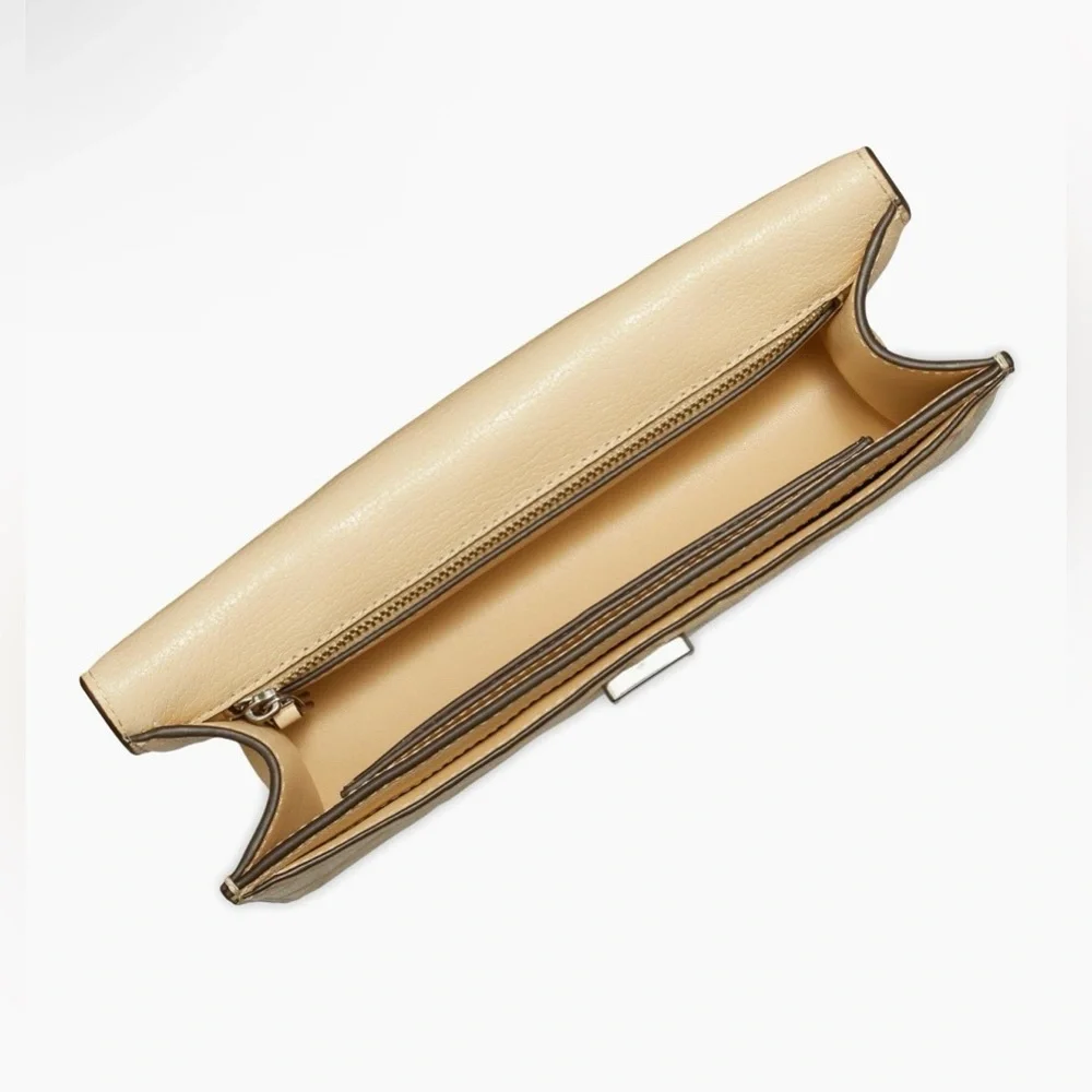 *NWT* Tory Burch Small Fleming Polished Grain Leather Shoulder Bag - Picture 3 of 6